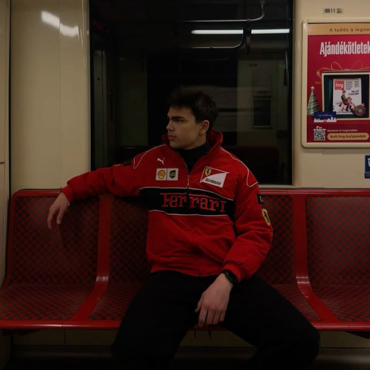 Ferr*ri "Vintage" Jacket - Red