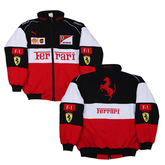 Ferr*ri "Vintage" Jacket - White