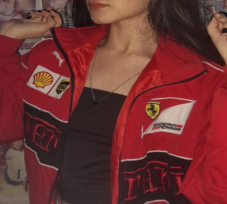 Ferr*ri "Vintage" Jacket - Red