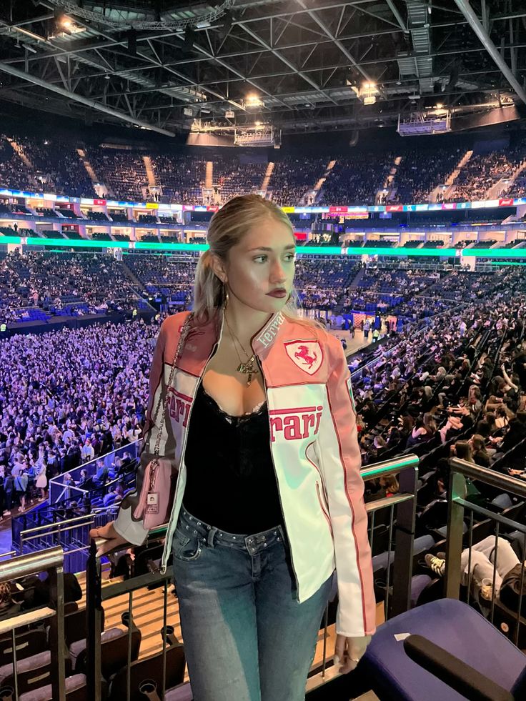 Ferrari Leather Jacket - Pink