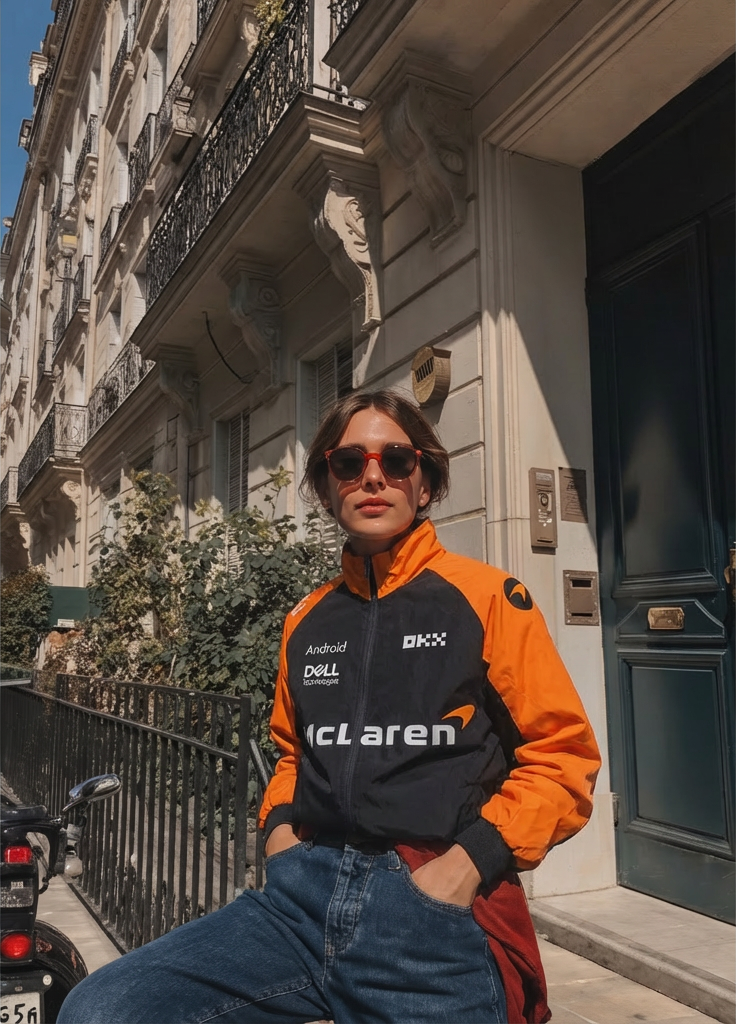 McLaren "Vintage" Jacket - Papaya